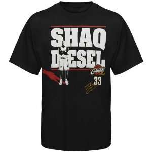  Cleveland Cavaliers #33 Shaq Diesel Black T shirt: Sports 