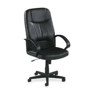  Lorell Chadwick Executive Leather High Back Chair   Black 