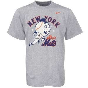  Nike New York Mets Ash Youth Mascot T shirt: Sports 