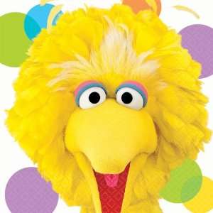  Sesame Street Party Big Bird Lunch Napkins (16) Party 