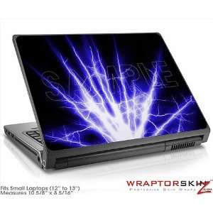  Small Laptop Skin Lightning Blue: Electronics