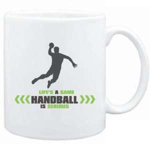  New  Lifes A Game . Handball Is Serious  Mug Sports 