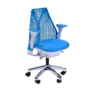  Blue Fabric Ergonomic Posture Task Desk Chair Toy With 