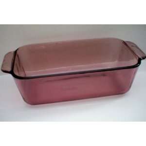  Corning ?Vision Cranberry Loaf Pan [5 x 8.5] with 