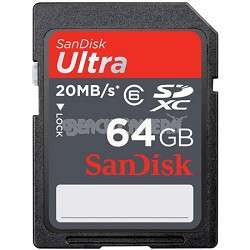 Sandisk 64GB Ultra SDXC Memory Card SDSDRH 064G A11 619659062286 