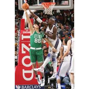  Boston Celtics v New Jersey Nets Semih Erden and Johan 