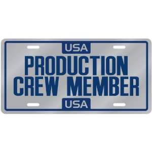 New  Usa Production Crew Member  License Plate Occupations  