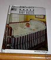 Simplicity Baby Basics Crib Headboard Ruffle #8722  