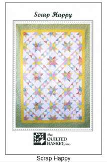 SCRAP HAPPY QUILT PATTERN FROM THE QUILTED BASKET  