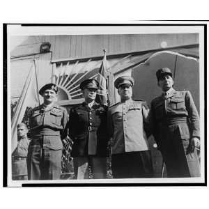   Generals Montgomery,Eisenhower,Zhukov,de Lattre,Berlin