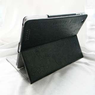 Combo For iPad2 Leather Smart Cover+Back TPU Hard case  