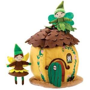  Woodland Fairy Acorn Home and Fairy Dolls Set Toys 