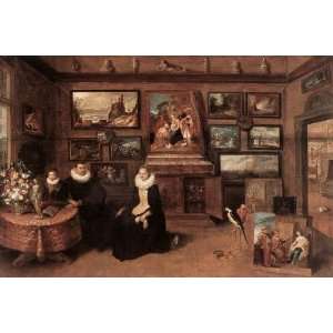   Sebastiaan Leerse in his Gallery, By Francken Frans II Home