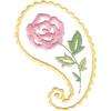OESD Embroidery Machine Designs CD ROSE APPLIQUES  