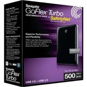   Exclusive 500GB FreeAgent GoFlex Turbo By Seagate Retail Electronics