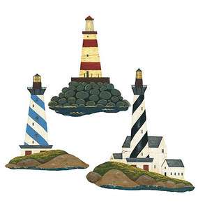 Lighthouses Warren Kimble 25 Wallies Light House Sticker Decal Border 