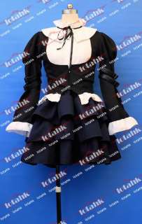 Fairy Tail Erza Scarlet Lolita Dress Cosplay Costume Custom Made 