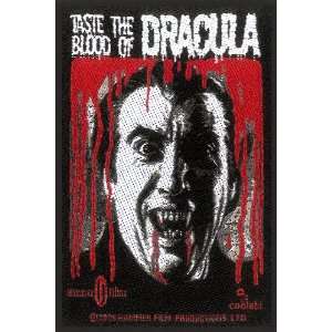  Hammer Horror Blood Of Dracula Vampire Woven Patch 