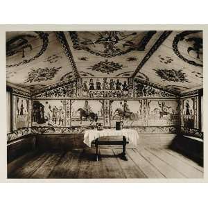  1924 Interior House Swedish Tole Stencil Painting NICE 