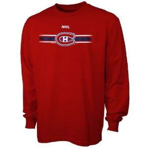 Majestic Montreal Canadiens Red Earned Victory Long Sleeve T shirt 