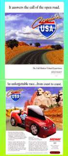 CRUISN USA Full Motion Midway Advertising Brochure  