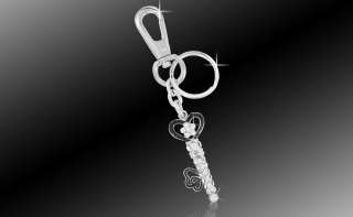 Fashion Jewelry Keychain Key To Your Heart Chain Ring  