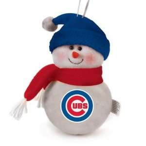  MLB 6 Plush Snowman   Chicago Cubs