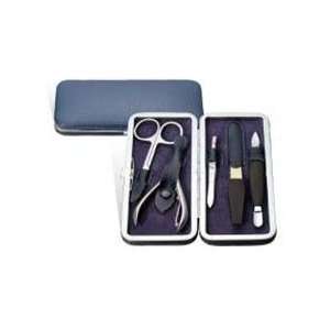  Groom Leather and Stainless Steel Manicure Kit Beauty