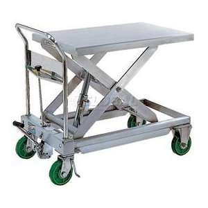  Stainless Steel Mobile Scissor Lift Table 1100 Lb 