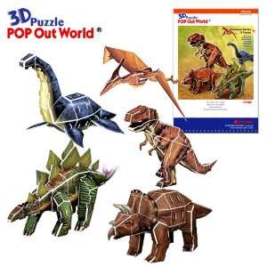  Dinosaur Series 3D Puzzle Model Decoration: Toys & Games