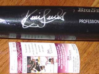 SUPER RARE!!! Kirby Puckett Autograph Black Rawlings Baseball Bat JSA 