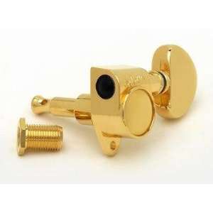  Schaller Tuning Keys Grover Style 3 x 3 Gold 16:1: Musical 