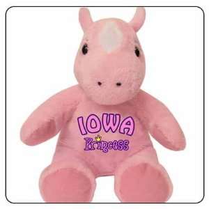 Iowa Souvies Plush Pink Horse Stuffed Animal Toys & Games