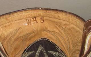 Vintage Custom Pee Wee Stove Pipe Western Cowboy Boots  