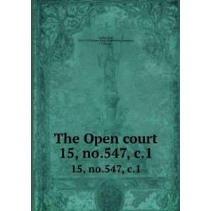    1919,Open Court Publishing company, Chicago Carus  Books