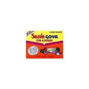 Goya Sazon Azafran 1.41 oz. (3 Pack):  Grocery & Gourmet 