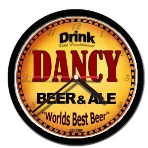  DANCY beer ale wall clock 