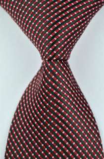 384 red black spot Jacquard Mens Ties Necktie tie  