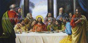 48 Museum Quality Oil Painting Da Vinci The Last Supper  