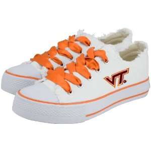  Virginia Tech Hokies Ladies White Spirit Sneakers