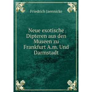  den Museen zu Frankfurt A.m. Und Darmstadt Friedrich Jaennicke Books