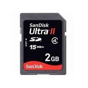  SANDISK Card, SD, 2GB, Ultra, Class 4, 15MB/Sec 