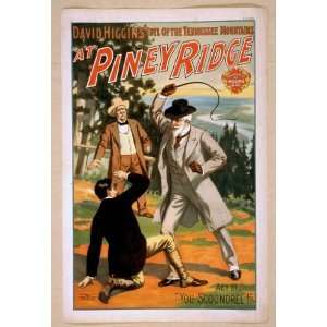 Poster David Higgins idyl of the Tennessee mountains, At Piney Ridge 