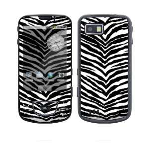  Samsung Galaxy (i7500) Decal Skin   Black Zebra Skin 