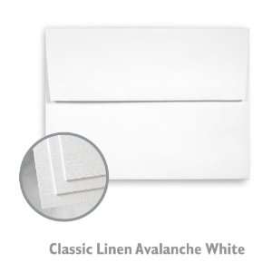  CLASSIC Linen Avalanche White Envelope   250/Box Office 