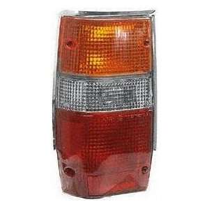 87 96 MITSUBISHI PICKUP TAIL LIGHT LH (DRIVER SIDE) TRUCK, With Chrome 