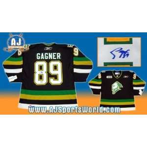 SAM GAGNER London Knights SIGNED Hockey JERSEY   Autographed NHL 