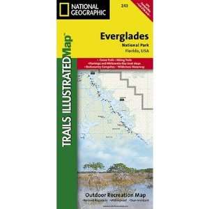   Geographic Everglades National Park Map #243