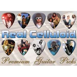  Nirvana Premium Guitar Picks Silver X 10 Medium Musical 