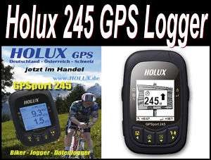 Holux GPSport 245 GPS / POI Data Logger ezTour cycling  